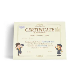 CERTIFICATE - First Friends 1